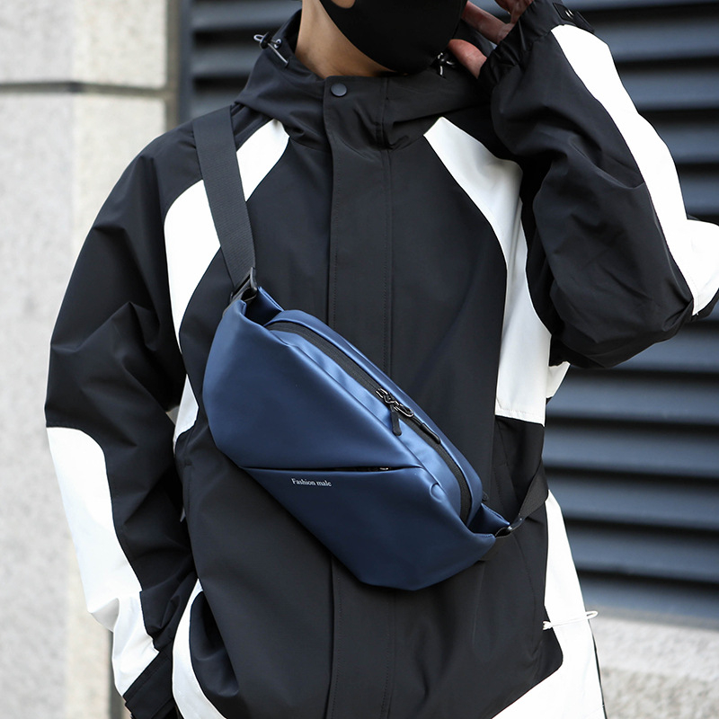 Muška torbica za prsa, ulični stil, najlon, ultra lagan dizajn, jednostavna podstava od poliestera