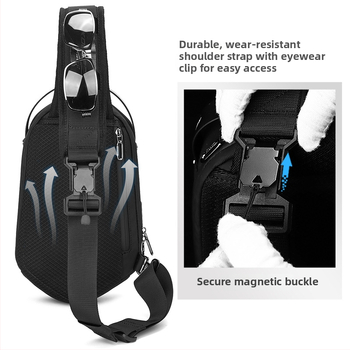 Muška chest bag – EVA, vodootporna, street style, model 1015