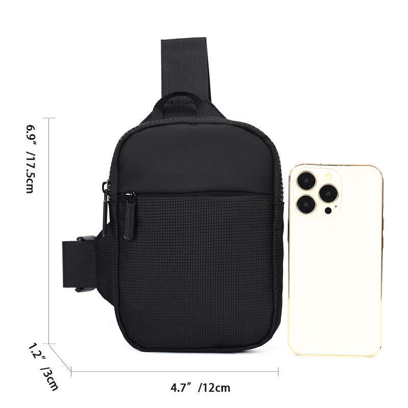 Muška crossbody torbica za telefon, lagana, vodootporna, minimalistička, pogodno za 8-inčni prijenosnik