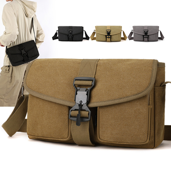 Xipeng platnena muška torba za prsa — prozračna, unisex stil, jednostavan dizajn, svakodnevna uporaba