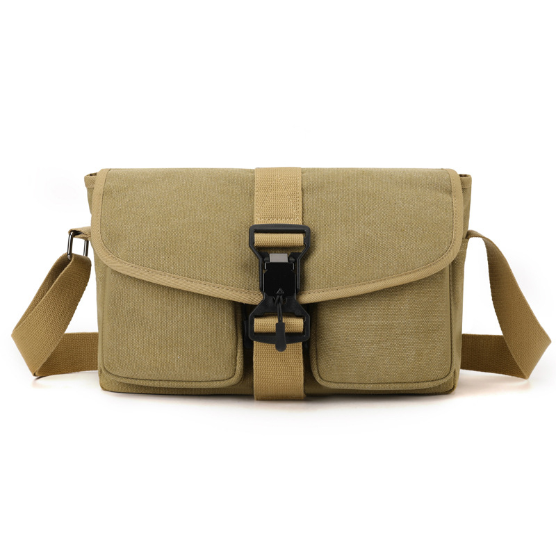 Xipeng platnena muška torba za prsa — prozračna, unisex stil, jednostavan dizajn, svakodnevna uporaba