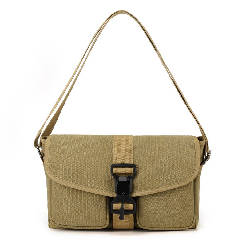 Xipeng platnena muška torba za prsa — prozračna, unisex stil, jednostavan dizajn, svakodnevna uporaba