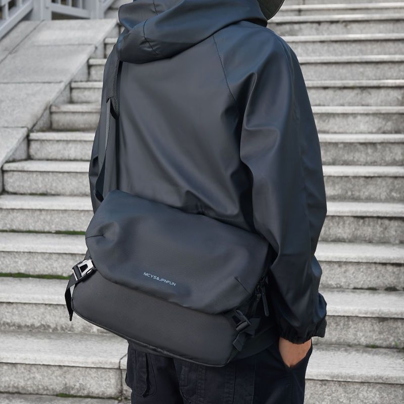 Geantă crossbody pentru bărbați din PU, cu căptușeală Oxford, stil Fresh and Sweet, pentru relaxare în timpul călătoriilor