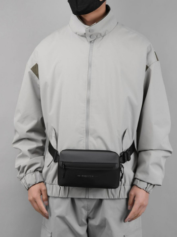 Ανδρική τσάντα στήθους, street-trend στυλ, νάιλον αδιάβροχο, μάρκα Wanke Shang