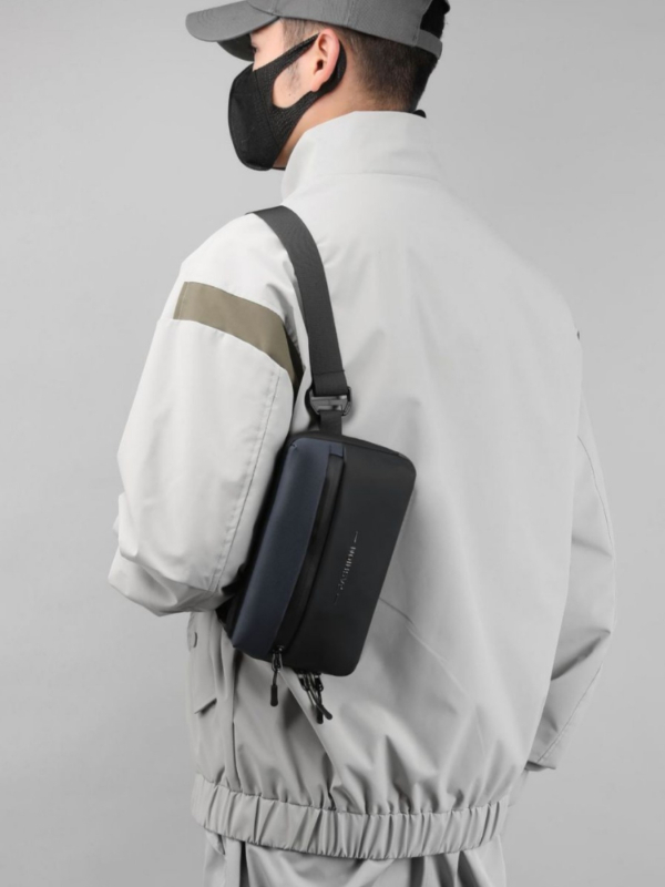 Ανδρική τσάντα στήθους, street-trend στυλ, νάιλον αδιάβροχο, μάρκα Wanke Shang