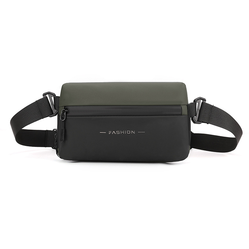 Ανδρική τσάντα στήθους, street-trend στυλ, νάιλον αδιάβροχο, μάρκα Wanke Shang