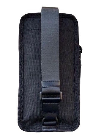 Muška torbica na ramenu od balističkog najlona - kompaktna, svestrana, urbanistički minimalistički stil, svakodnevna upotreba, proljeće 2024