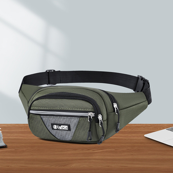 Muška torba za struk, Oxford platno, ultra lagana, džep za 9-inčni prijenosnik, gradski stil