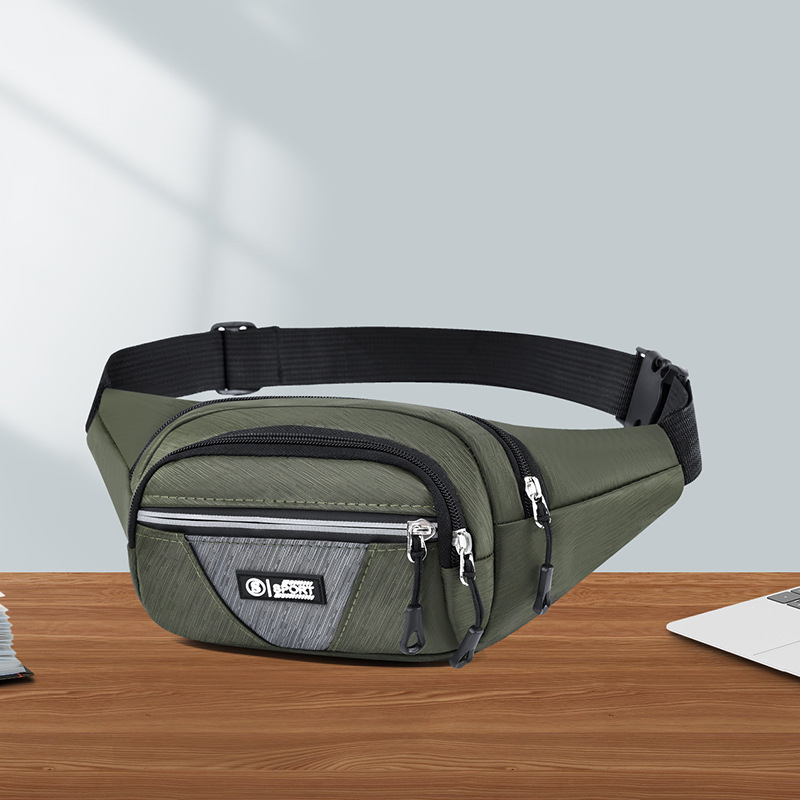 Muška torba za struk, Oxford platno, ultra lagana, džep za 9-inčni prijenosnik, gradski stil