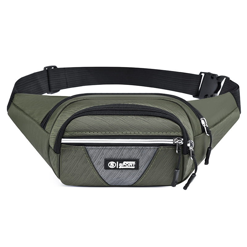 Muška torba za struk, Oxford platno, ultra lagana, džep za 9-inčni prijenosnik, gradski stil