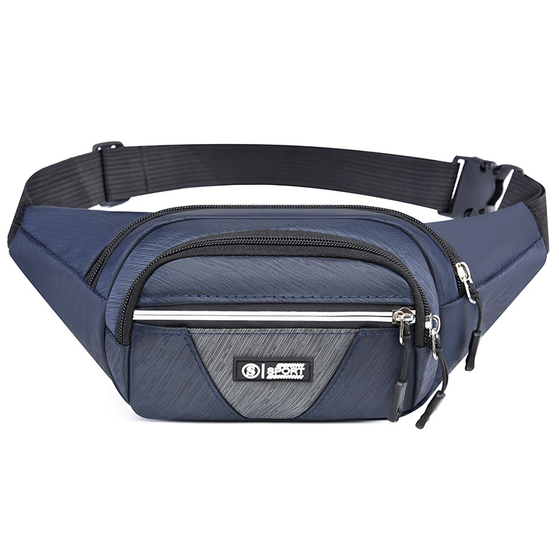 Muška torba za struk, Oxford platno, ultra lagana, džep za 9-inčni prijenosnik, gradski stil