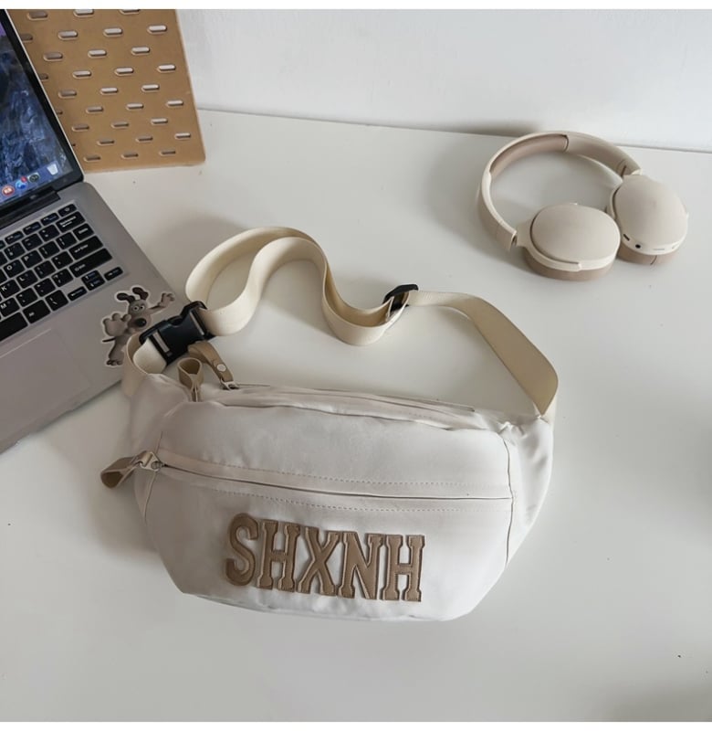 Τσάντα crossbody για άνδρες και γυναίκες με φερμουάρ, Oxford ύφασμα, μαλακή κατασκευή, εσωτερική τσέπη με φερμουάρ