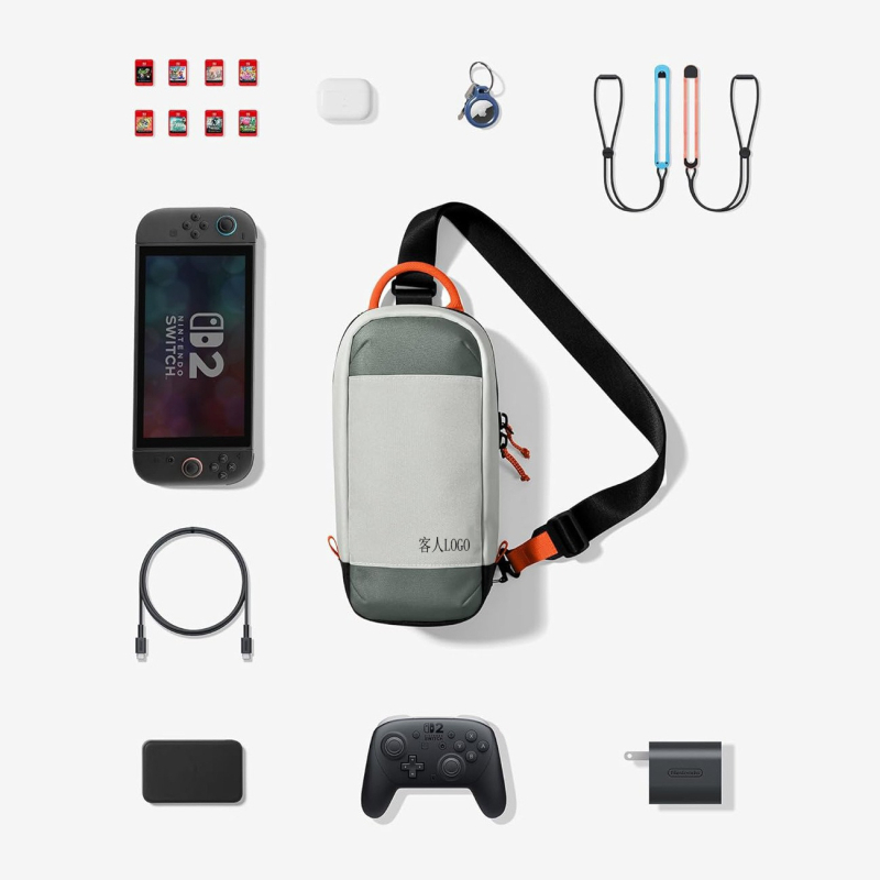 Crossbody torba, casual stil, od Oxford tkanine, u obliku jastuka, zatvaranje na zip, unutarnji džep sa zipom.