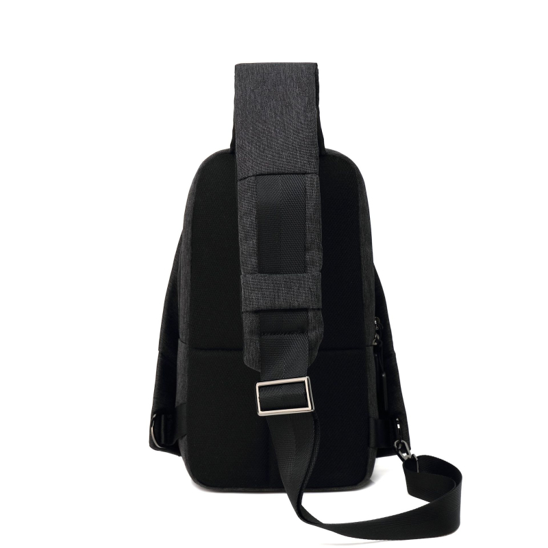 Geantă de piept pentru bărbați, stil stradal, din pânză Oxford, impermeabil, respirabil, anti-furt