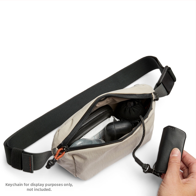 NOWTHAT Geantă crossbody pentru bărbați - Oxford, impermeabilă, ultraușoară, antibacteriană, extensibilă; stil stradal, pentru navetă și călătorii de agrement