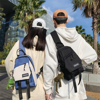 Muška crossbody torba Belfort 2188, najlon, vodootporna, uzorak slova