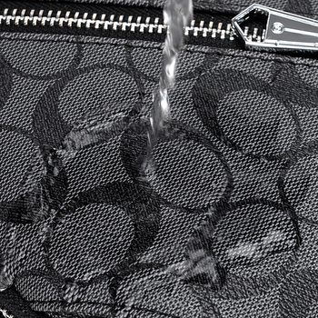 Geantă piept bărbați cu model plaid, PVC material, rezistentă la uzură, model 018A