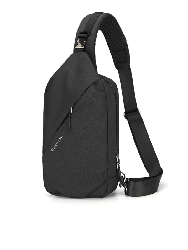 Geantă de piept din stofă Oxford, stil street, respirabilă, ultra-ușoară și extensibilă