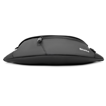 Geantă de talie pentru bărbați cu mai multe compartimente, ultraușoară din Oxford, căptușeală de nailon, buzunar pentru dispozitiv de 8 inchi, rezistentă la uzură, pentru timpul liber