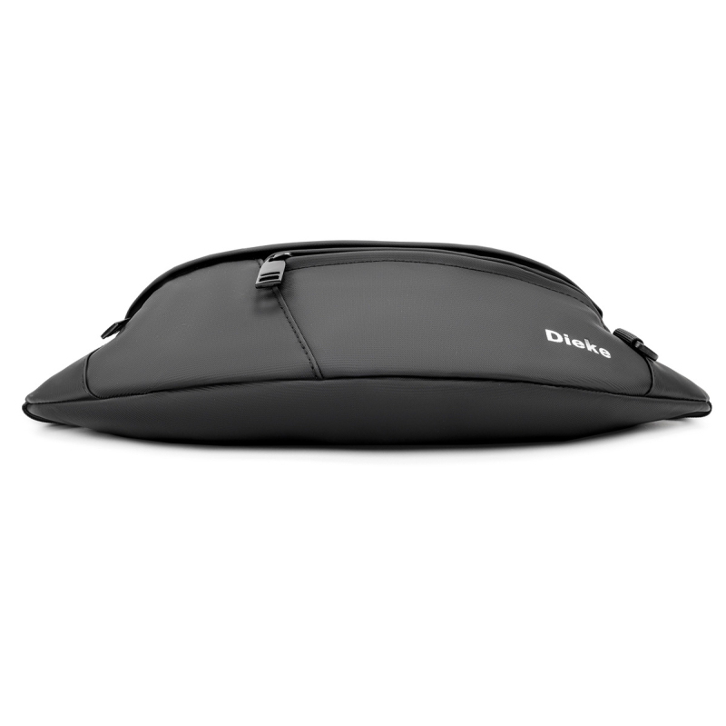 Geantă de talie pentru bărbați cu mai multe compartimente, ultraușoară din Oxford, căptușeală de nailon, buzunar pentru dispozitiv de 8 inchi, rezistentă la uzură, pentru timpul liber