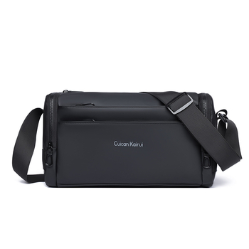Muška crossbody torba – urban stil, najlon, vodootporna, ultra lagana, otporna na habanje; podstava poliester; uzorak: slova