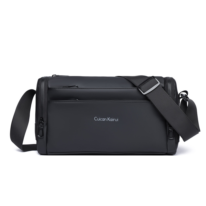 Muška crossbody torba – urban stil, najlon, vodootporna, ultra lagana, otporna na habanje; podstava poliester; uzorak: slova