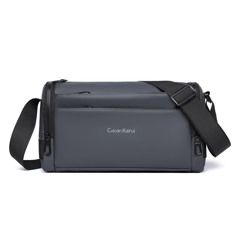 Muška crossbody torba – urban stil, najlon, vodootporna, ultra lagana, otporna na habanje; podstava poliester; uzorak: slova