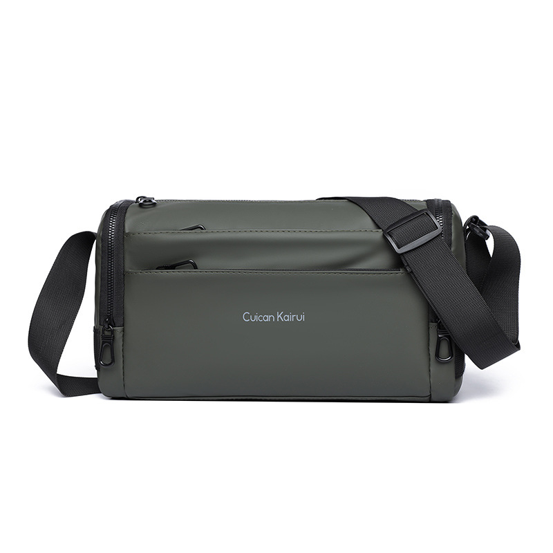 Muška crossbody torba – urban stil, najlon, vodootporna, ultra lagana, otporna na habanje; podstava poliester; uzorak: slova