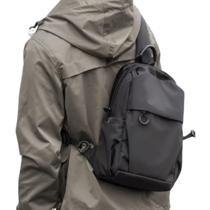 Muška crossbody torba za putovanje — opušten stil, poliester, Oxford podstava, za slobodno vrijeme