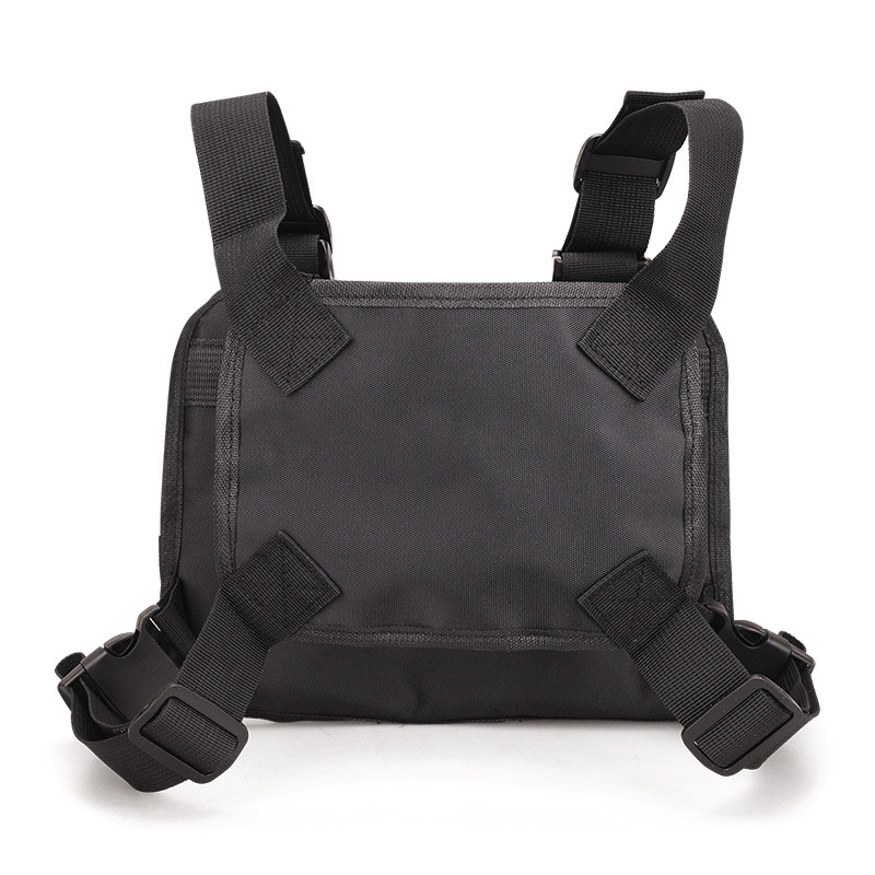Geantă tactică pentru piept, din Oxford, rezistentă la uzură, căptușeală poliester, stil mixt pentru utilizare zilnică