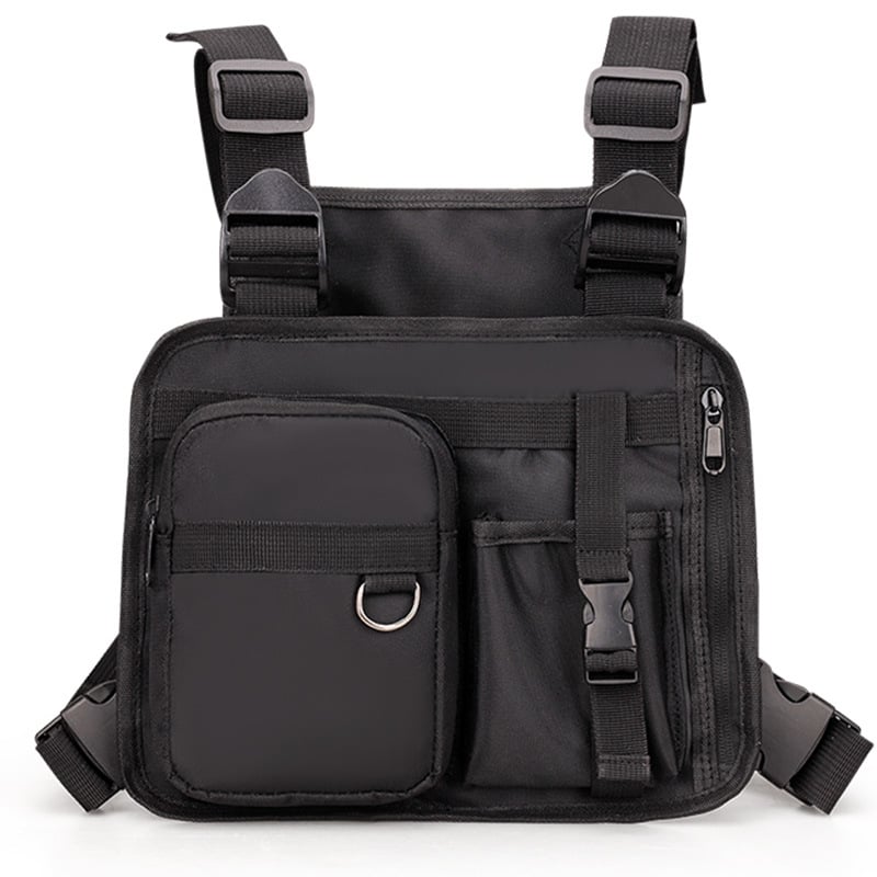 Geantă tactică pentru piept, din Oxford, rezistentă la uzură, căptușeală poliester, stil mixt pentru utilizare zilnică
