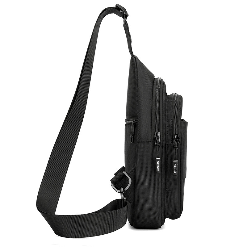 Muška prsna torba, gradska jednostavnost, Oxford platno, ultra lagana, kompatibilna s 10-inčnim uređajem, brend Aotian