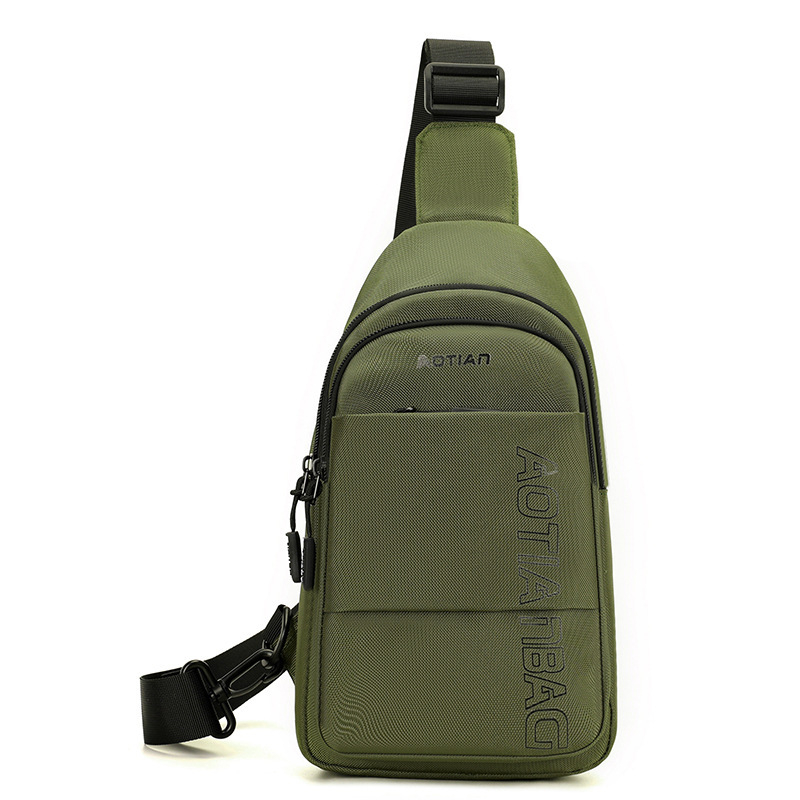Muška prsna torba, gradska jednostavnost, Oxford platno, ultra lagana, kompatibilna s 10-inčnim uređajem, brend Aotian