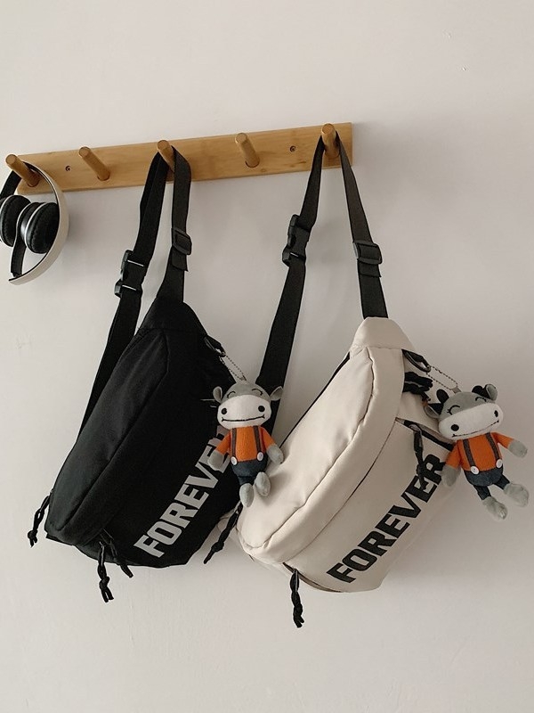 Geantă crossbody pentru bărbați | Exterior nylon, căptușeală poliester, stil street trend, utilizare zilnică, vară 2024