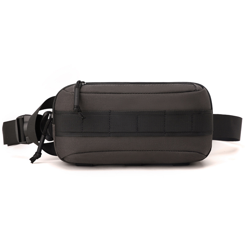 Muška crossbody torba za otvoreno i putovanja, Oxford tkanina, vodootporna, jednobojni uzorak, poliester podstava