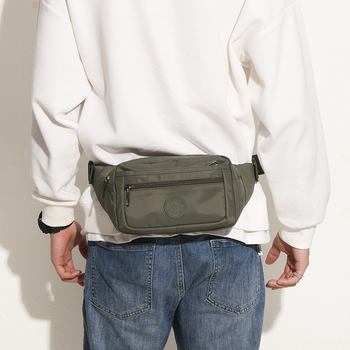 Geantă de talie sport – nylon, ultra-ușoară, rezistentă la uzură, unisex, Primăvara 2024