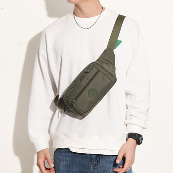 Geantă de talie sport – nylon, ultra-ușoară, rezistentă la uzură, unisex, Primăvara 2024