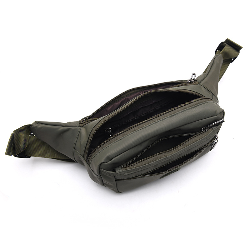 Geantă de talie sport – nylon, ultra-ușoară, rezistentă la uzură, unisex, Primăvara 2024