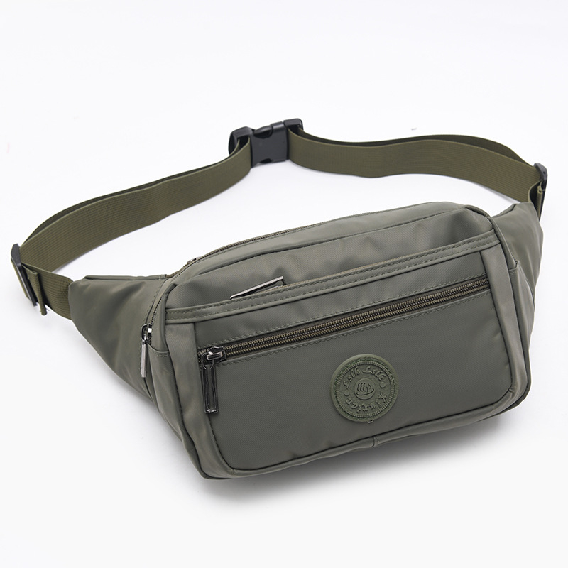 Geantă de talie sport – nylon, ultra-ușoară, rezistentă la uzură, unisex, Primăvara 2024