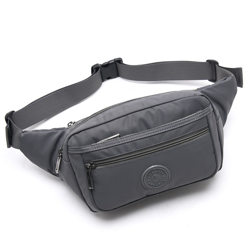 Geantă de talie sport – nylon, ultra-ușoară, rezistentă la uzură, unisex, Primăvara 2024