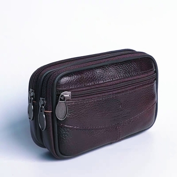 Muška pojasna torba od prave kože, poslovni stil, otporna na habanje, model 185326