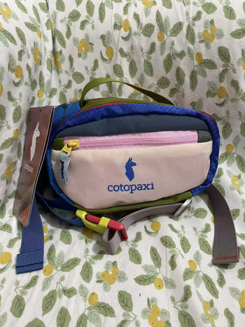 Posetă de talie pentru bărbați din nailon, 1.5L – respirabilă, ultra-ușoară, model cu litere, căptușeală din poliester