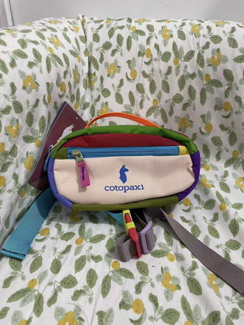 Posetă de talie pentru bărbați din nailon, 1.5L – respirabilă, ultra-ușoară, model cu litere, căptușeală din poliester