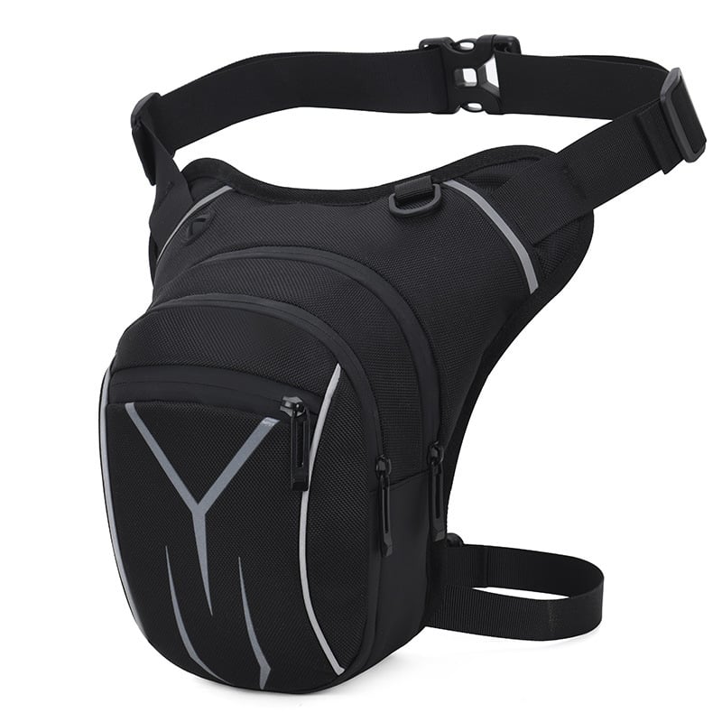 Muška pojasna torba, vodootporna, velik kapacitet, model 1101, poliester, uzorak slova