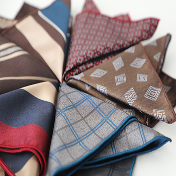 Batistă de buzunar Doris.TD | fibră poliesterică | model geometric | țesătură jacquard | stil casual