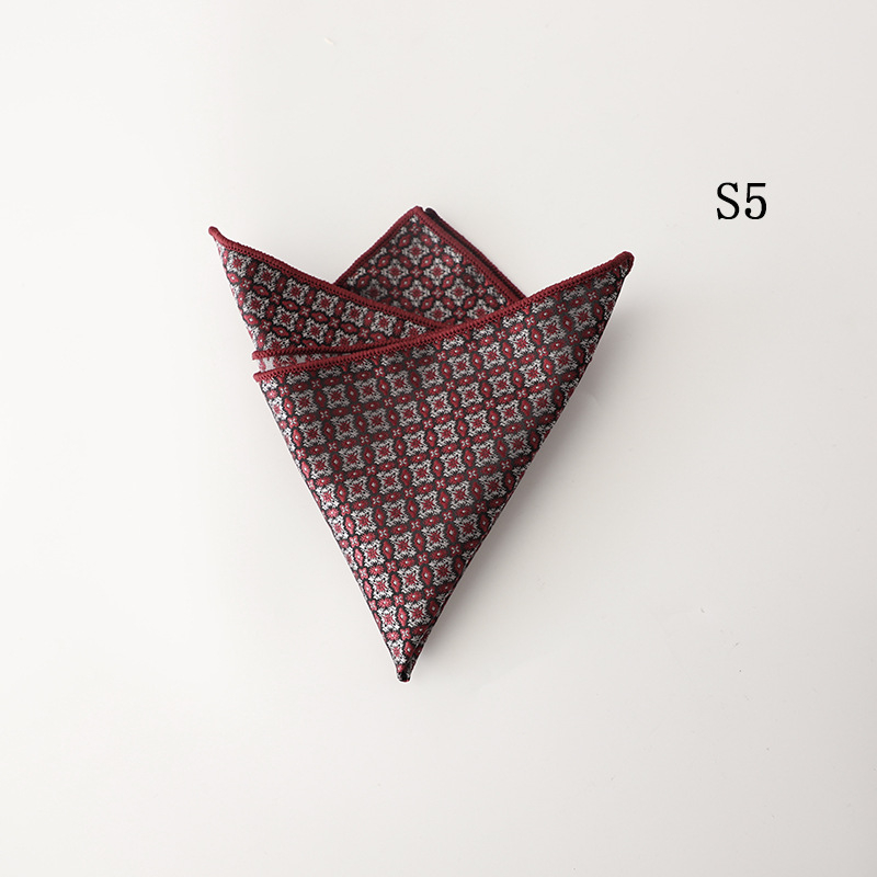 Batistă de buzunar Doris.TD | fibră poliesterică | model geometric | țesătură jacquard | stil casual