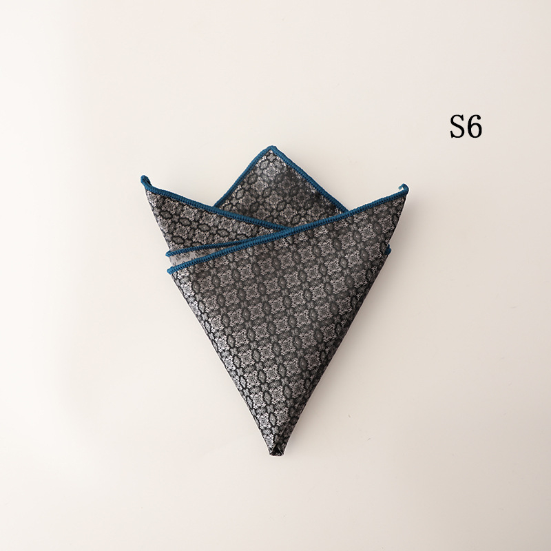 Batistă de buzunar Doris.TD | fibră poliesterică | model geometric | țesătură jacquard | stil casual