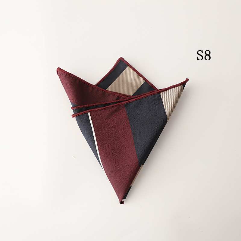 Batistă de buzunar Doris.TD | fibră poliesterică | model geometric | țesătură jacquard | stil casual