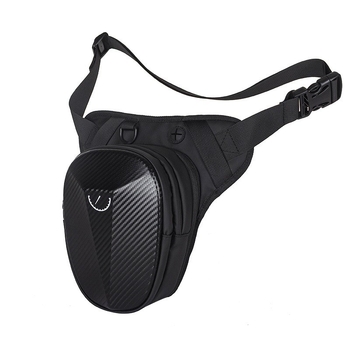 Muška leg torbica za vožnju motocikla, vodootporna crossbody torba s geometrijskim uzorkom, poliester podstava — Mountain Dragon
