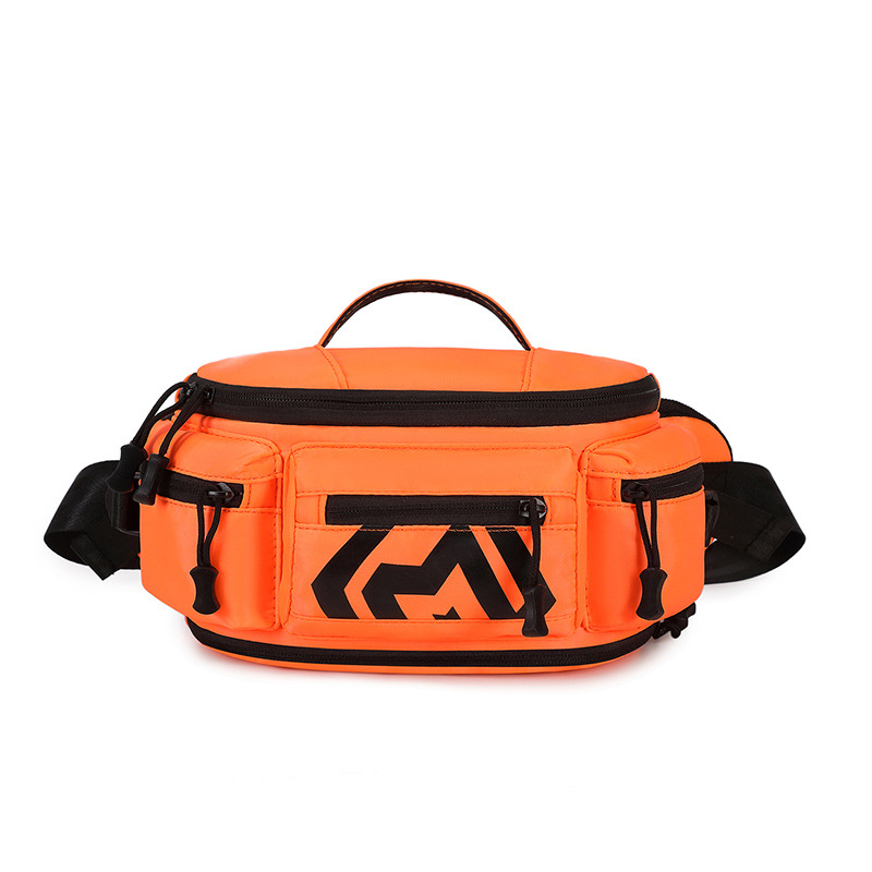 Muška pojasna torba crossbody stilom - poliester, prozračna, vodootporna, ultralakа, džep za 8-inčni prijenosnik